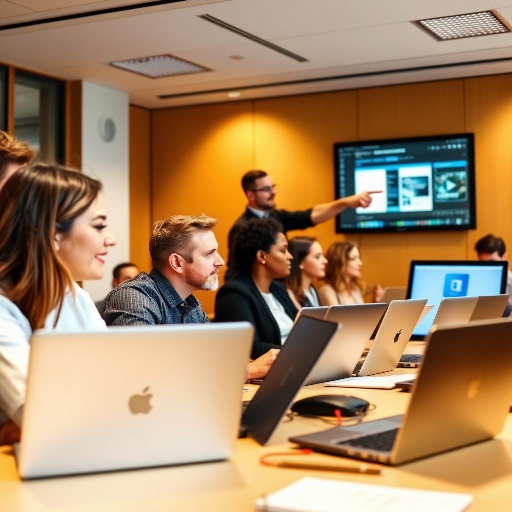 Digital training session